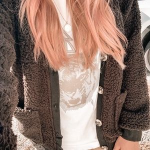 Mountain Drive Teddy Cardigan